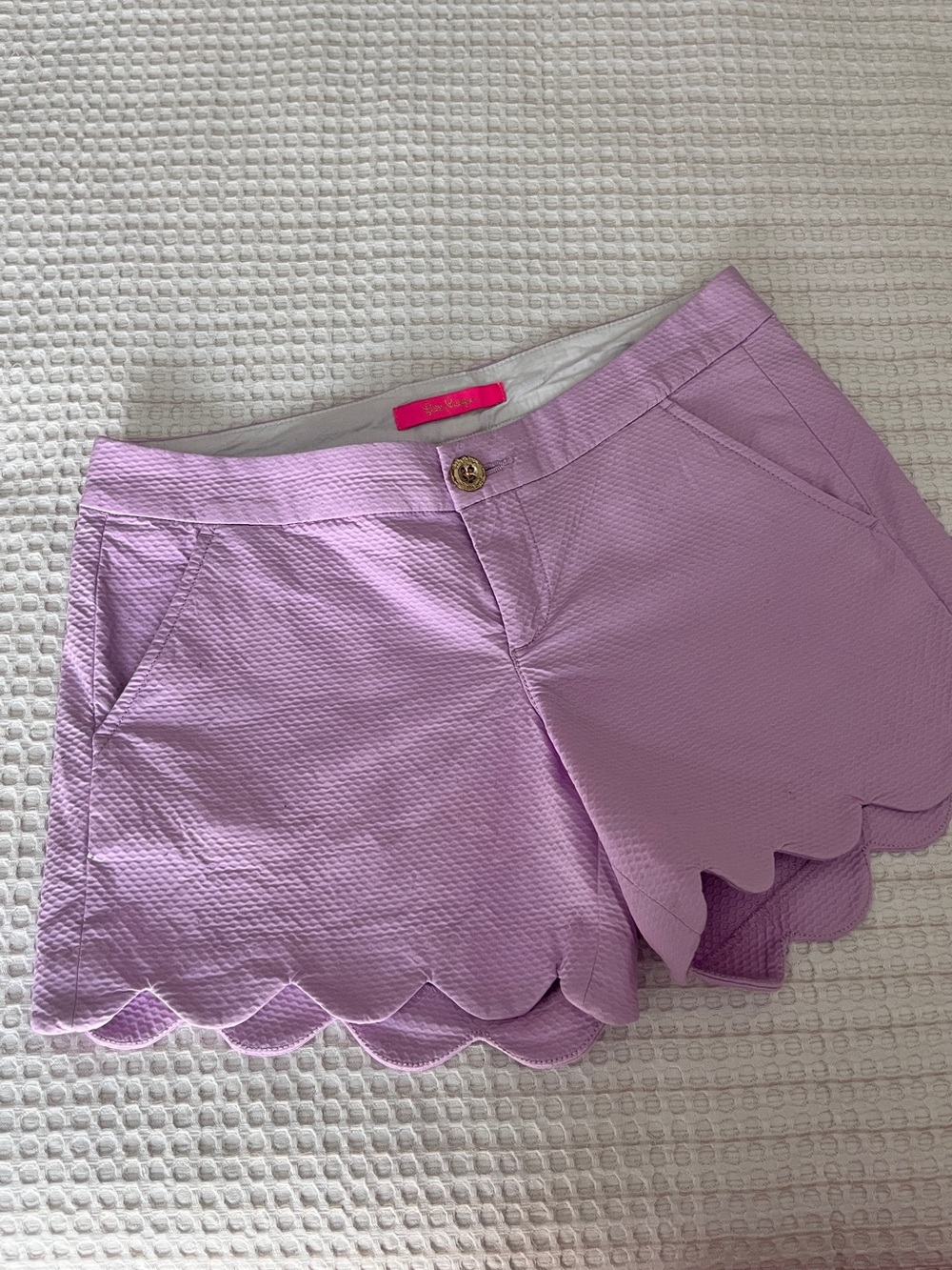 Lilly Pulitzer Lavender stretch Buttercup Shorts